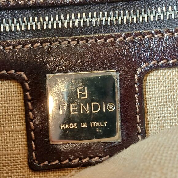 Fendi Baguette Pony-Hair and Leather Leopard Print Shoulder Bag Rare - Picture 2 of 16